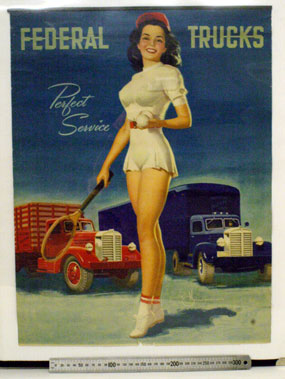 Lot 518 - Federal Trucks Advertising Poster