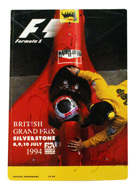 Lot 613 - Signed 1994 British Grand Prix Programme
