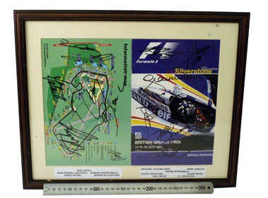 Lot 618 - Signed 1995 British Grand Prix Programme