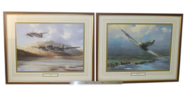 Lot 408 - Two Barry Price Aircraft Prints