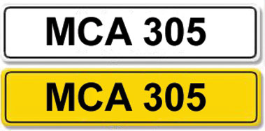 Lot 1 - Registration Number MCA 305