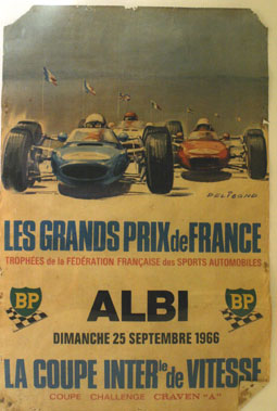 Affiche Grand Prix D'Albi - Soixantenaire 1988 - Vintage Course Auto - Rare