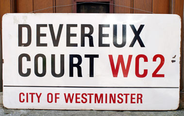 Lot 801 - Devereux Court Road Name Sign