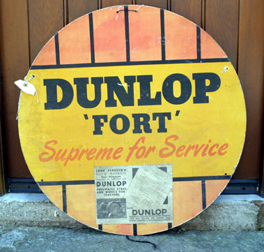 Lot 802 - John Bull & Dunlop Cardboard Garage Signs