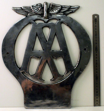 Lot 811 - Aa Cast Metal Wall Plaque