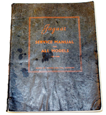 Lot 46 - Jaguar 1.5/2.5/3.5 Litre Workshop Manual