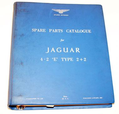 Lot 49 - Jaguar E-Type 4.2 2+2 Spare Parts List