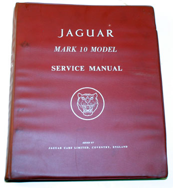 Lot 52 - Jaguar Mark 10 Workshop Manual