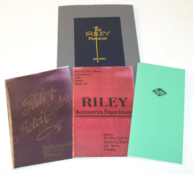 Lot 65 - Reprint Pre-War Riley Literature