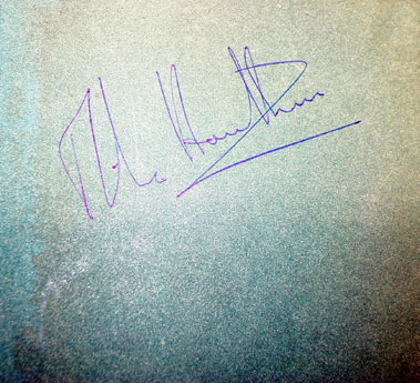 Lot 703 - Mike Hawthorn Signature