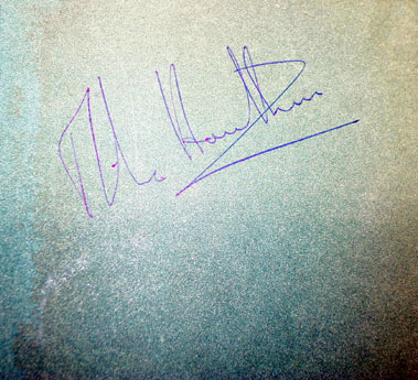 Lot 703 - Mike Hawthorn Signature