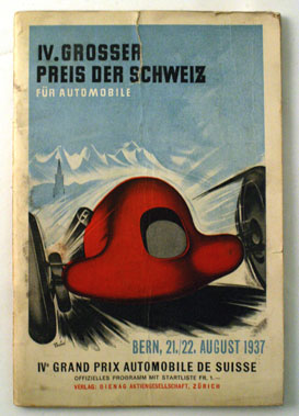 Lot 85 - 1937 Swiss Grand Prix Programme