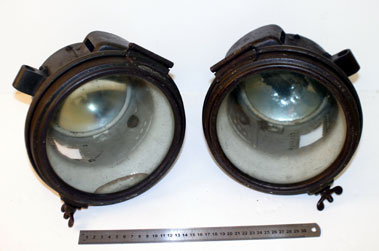 Lot 322 - Miller Lamps Actylene Headlamps