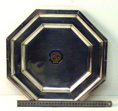 Lot 204 - Mg Badged Octagonal Plate