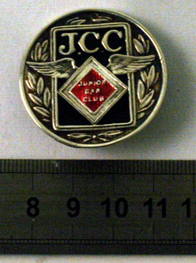 Lot 707 - Jcc Junior Car Club Brooklands Lapel Badge