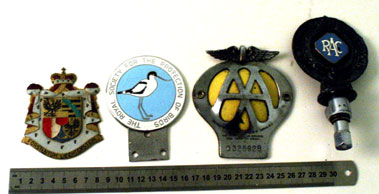 Lot 304 - Various Car Membership Badges