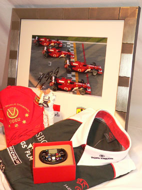 Lot 621 - Ferrari - A Signed Schumacher Drivers Cap