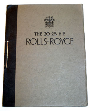 Lot 104 - 1936 Rolls-Royce 20-25 Sales Brochure