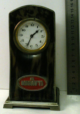 Lot 211 - Bugatti Badged Desk Clock