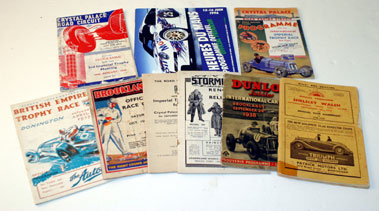 Lot 900 - Pre-War Race Programmes