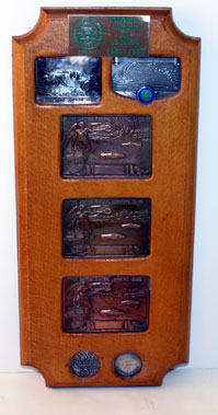 Lot 930 - Mounted Award Plaques & Medals