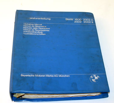 Lot 934 - Bmw 02 Series Workshop Manual