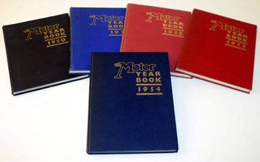 Lot 936 - The Motor Year Books 1950-1954