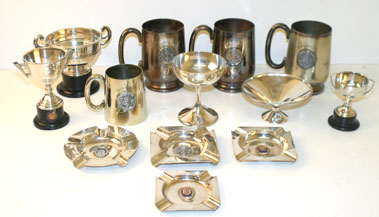 Lot 938 - Assorted Trophies & Awards Won By Bert Hadley