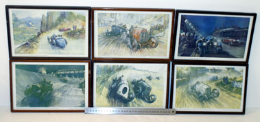 Lot 528 - Framed Endless Quest For Speed Prints