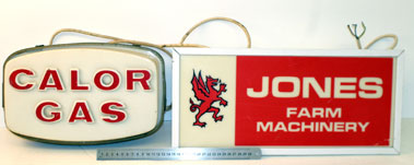 Lot 404 - Jones Farm Machinery & Calor Gas Showroom Signs