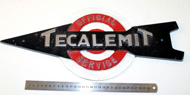 Lot 810 - Tecalemit Service Cast Metal Wall Plaque