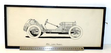 Lot 502 - 1906 Lion-Peugeot Artwork