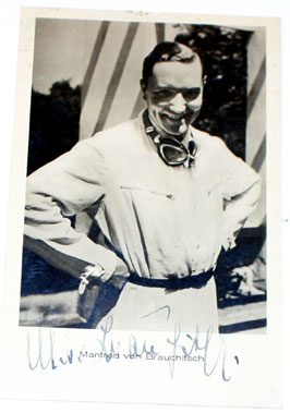 Lot 603 - Manfred Von Brauchitsch Signed Photograph