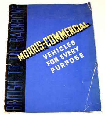 Lot 19 - 1936 Morris Commercials Sales Brochure