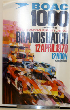 Lot 509 - 1970 Boac 1000 Km Race Poster