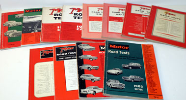 Lot 44 - The Motor Road Test Annuals