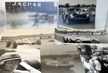 Lot 609 - Large Signed Racing Photographs