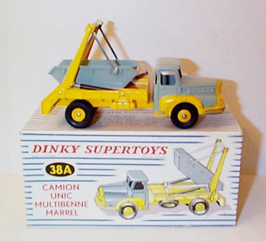 Lot 210 - French Dinky No.38a Unic Marrel Skip Truck