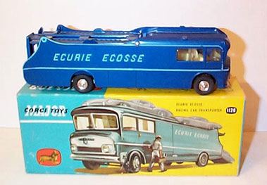 Lot 227 - Corgi Major Toys No.1126 Ecurie Ecosse Racing Ca R Transporter