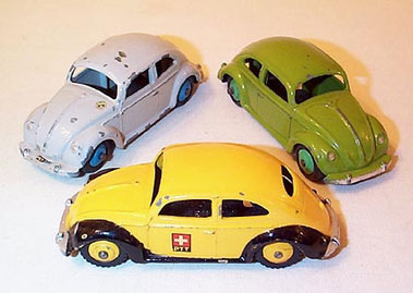 Lot 234 - Dinky Volkswagen Beetles