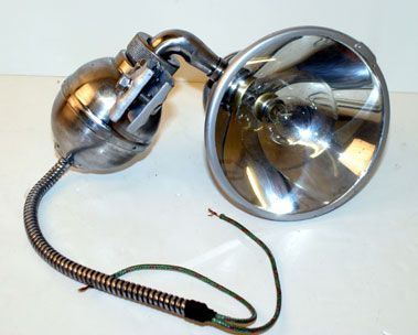 Lot 305 - Electric Spotlamp With Integrated Rear View Mirr Or