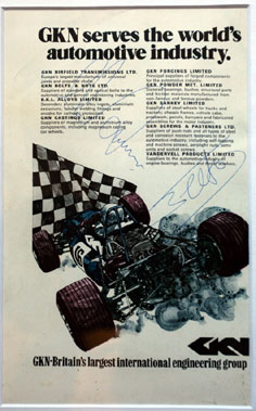 Lot 611 - Chris Amon & Jean-Pierre Beltoise Autographs