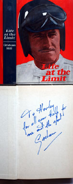 Lot 612 - Signed Life At The Limit By Graham Hill