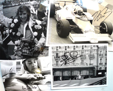 Lot 615 - Signed Motor Racing Photographs