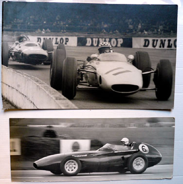 Lot 616 - Two Boarded 1960s Racing Photographs