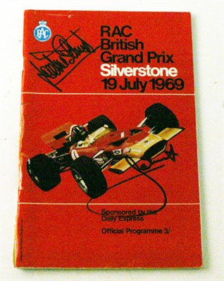 Lot 618 - Signed 1969 British Grand Prix Programme