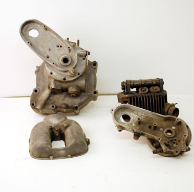 Lot 441 - Three Rudge Crankcases