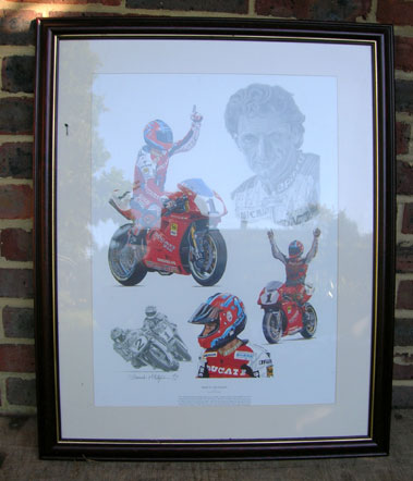 Lot 448 - Carl Fogarty Print