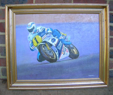 Lot 449 - Wayne Gardner Painting