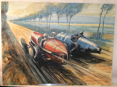 Lot 527 - Acf Grand Prix Original Artwork By Bd Taylor